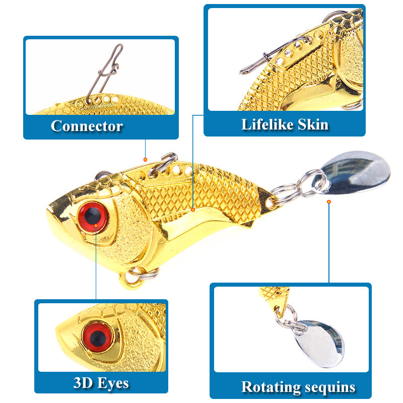 Spinner Lure (16g / 4.5cm) — Hard-Body Lure for Freshwater Fishing